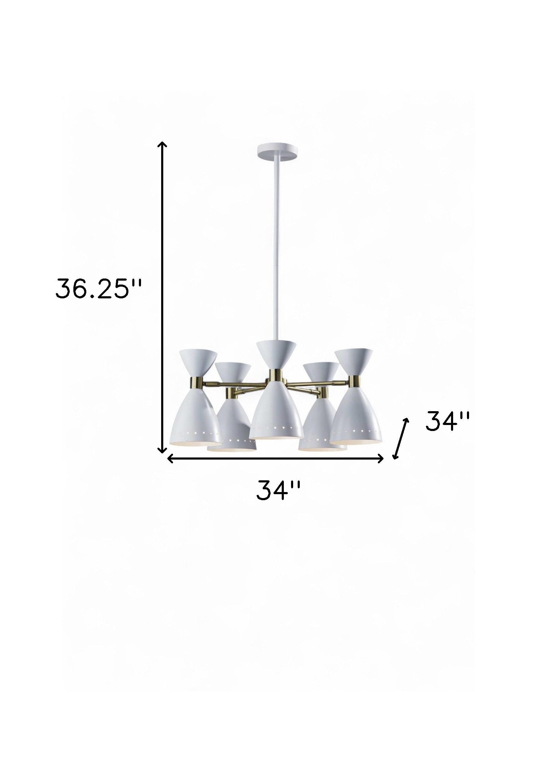 Cinco Diabolo Adjustable Black Metal Pendant-Pendants-Hanging Lights-DECOROLALA