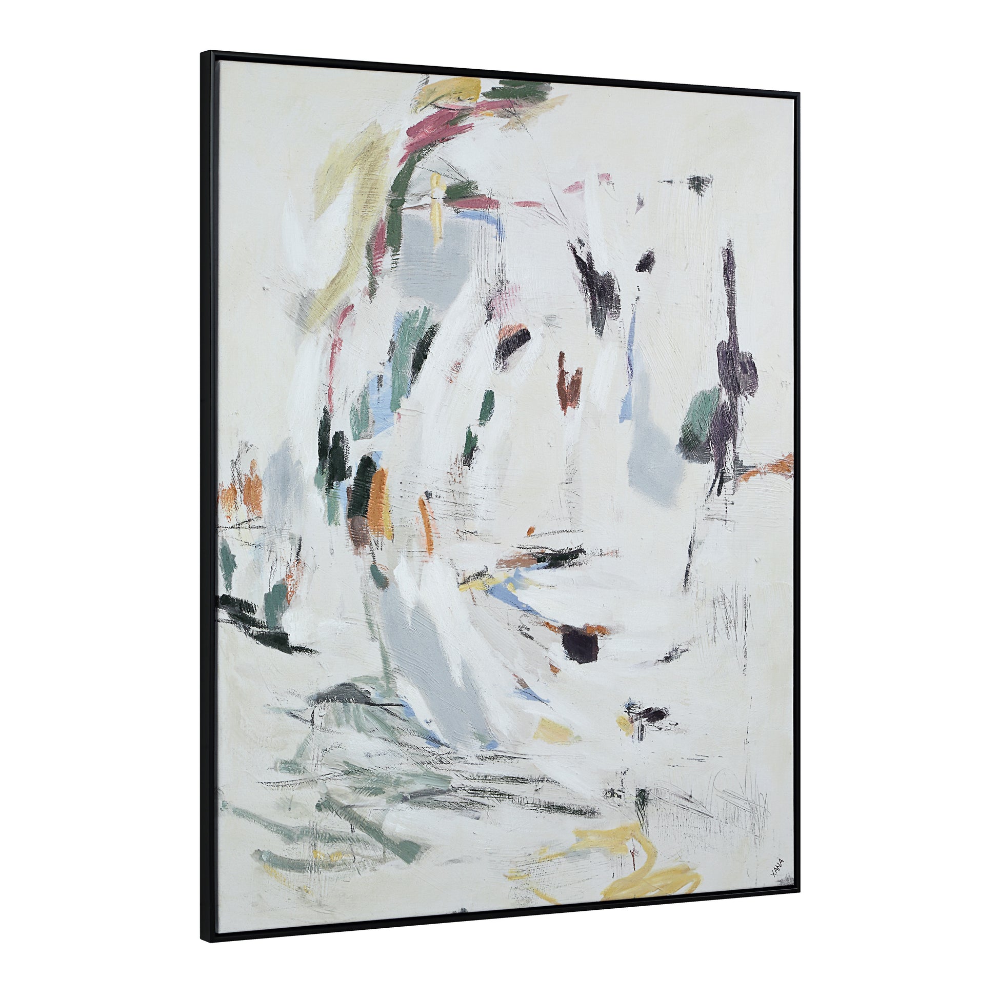 Cinta 50" H x 40" W Canvas Art, Grey-Canvas Art-DECOROLALA