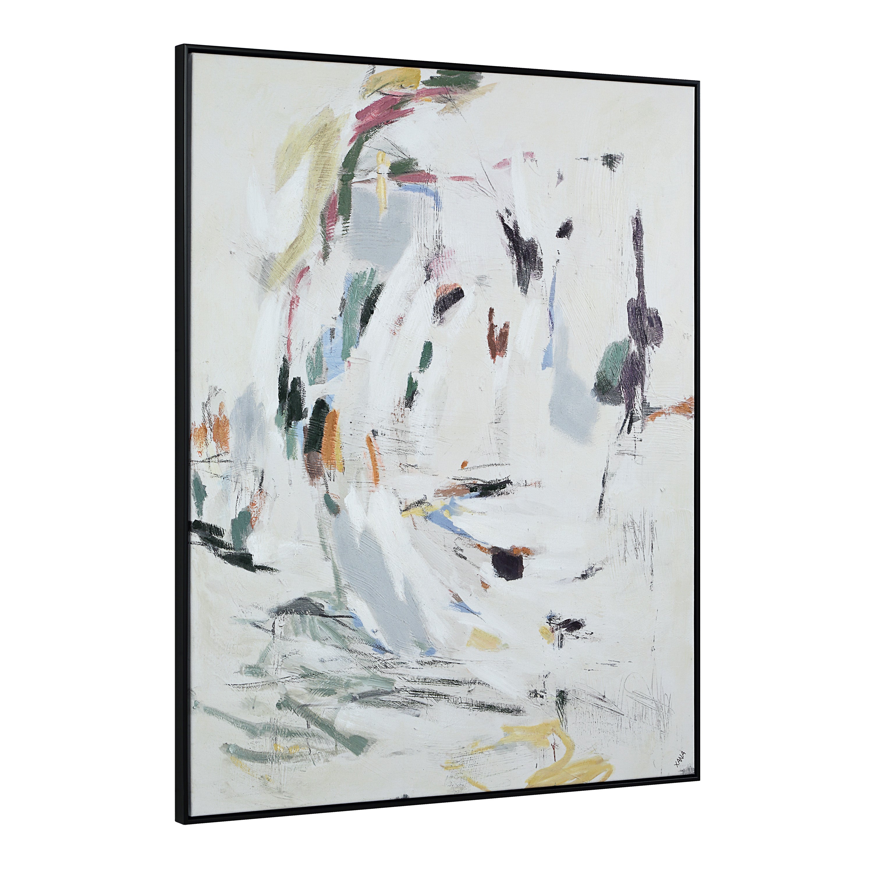 Cinta 50" H x 40" W Canvas Art, Grey-Canvas Art-DECOROLALA