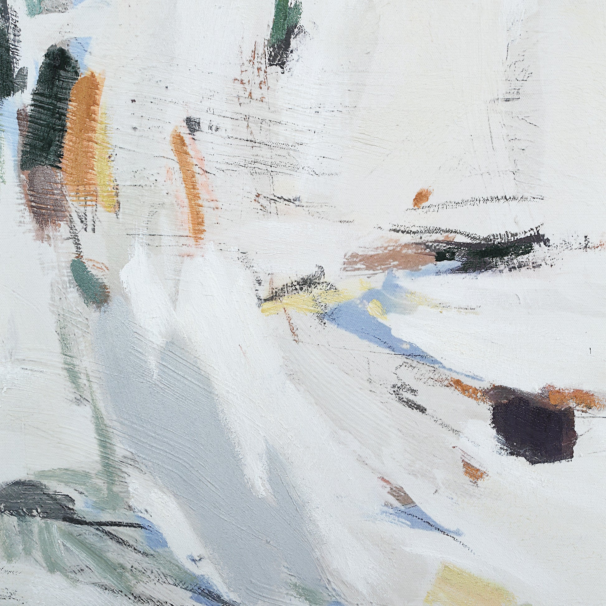 Cinta 50" H x 40" W Canvas Art, Grey-Canvas Art-DECOROLALA