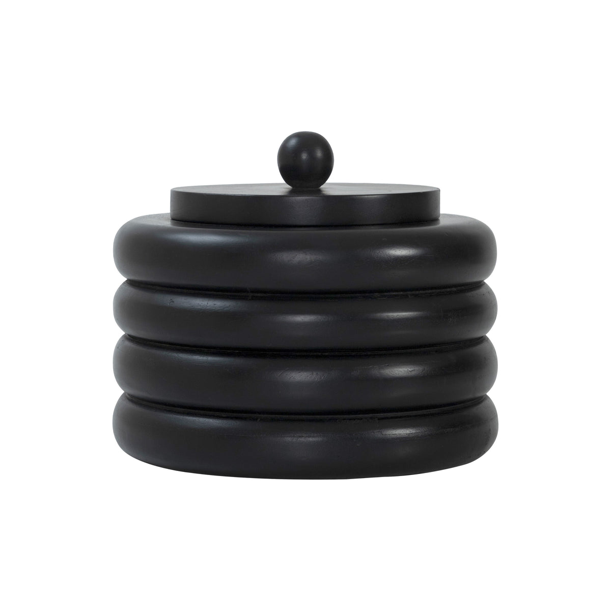 Cipher Statue, Black-Decorative Boxes-DECOROLALA