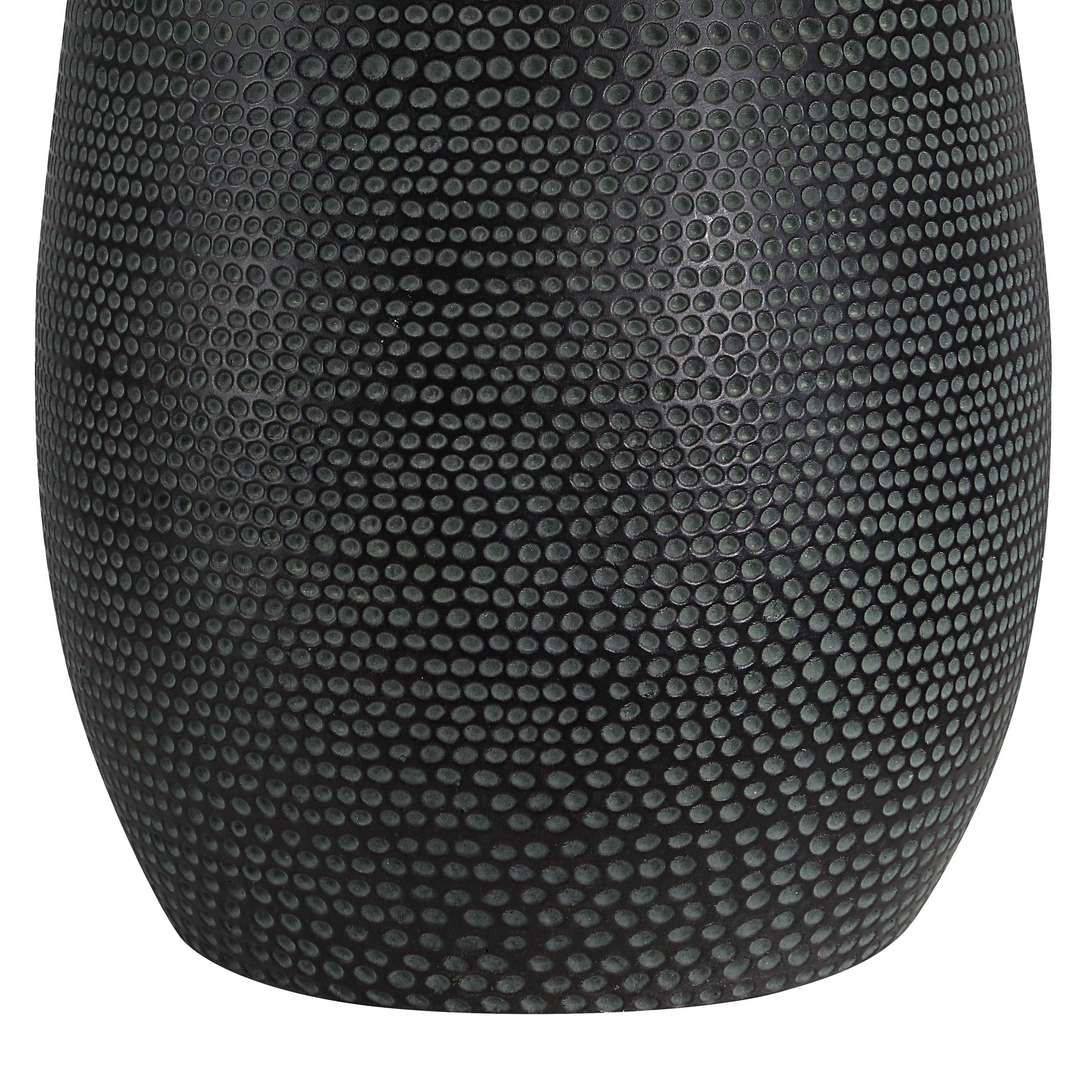 Cipria 31.5" Table Lamp with Linen Shade, Black-Table Lamp-DECOROLALA