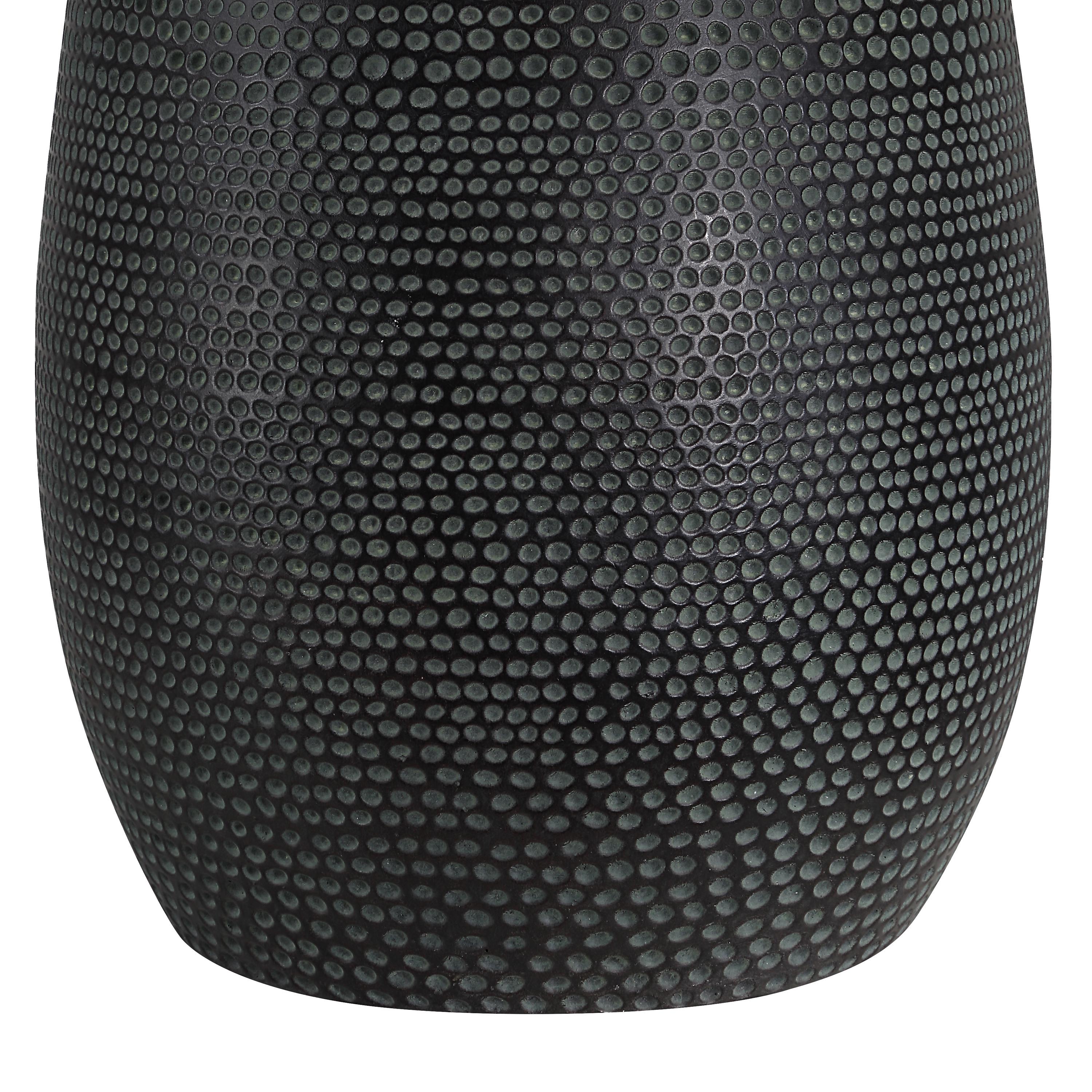 Cipria 31.5" Table Lamp with Linen Shade, Black-Table Lamp-DECOROLALA