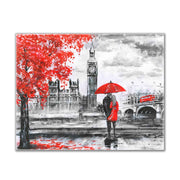 Cities Skyline-London/Big Ben-Canvas Print Vintage-Wall Art-DECOROLALA