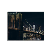 Cities Skyline NYC Bridge Canvas Wall Art-Wall Art-DECOROLALA