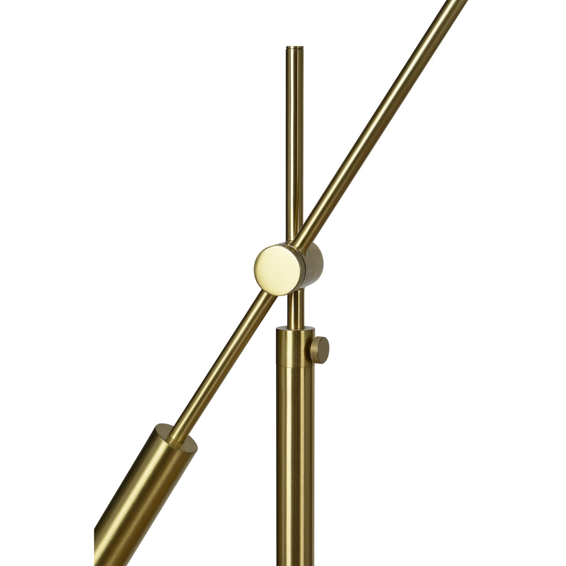 Claire 70" Floor Lamp, Satin Brass-Floor Lamp-DECOROLALA