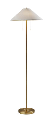 Claremont Floor Lamp Model 9401-21 Brass-Lighting-DECOROLALA