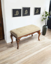 Classic Olive Brown Bench-Benches-DECOROLALA