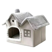 Classic Soft Cat House Bed - Washable Polyester 50cm Pet Nest-Cat Furniture-DECOROLALA
