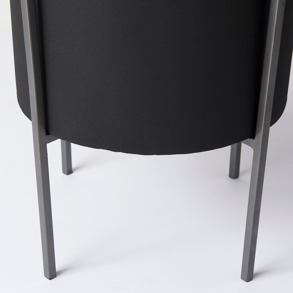 Claypoole (Set of 3) Black Plant Stands-Plant & Magazine Racks-DECOROLALA