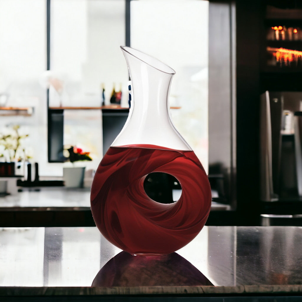 Clear Crystal Pitcher-Barware and Drinkware-DECOROLALA