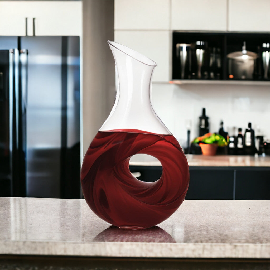 Clear Crystal Pitcher-Barware and Drinkware-DECOROLALA