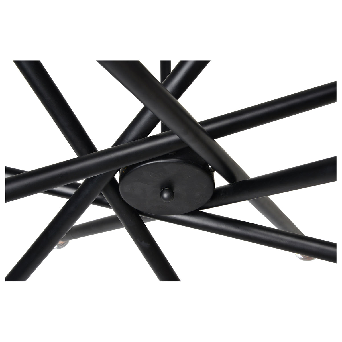 Clemente 36" Length Ceiling Fixture, Black-Ceiling Light Fixtures-DECOROLALA