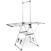 Clothes Drying Rack with 6-Level Adjustable Height-Laundry Drying Racks-DECOROLALA