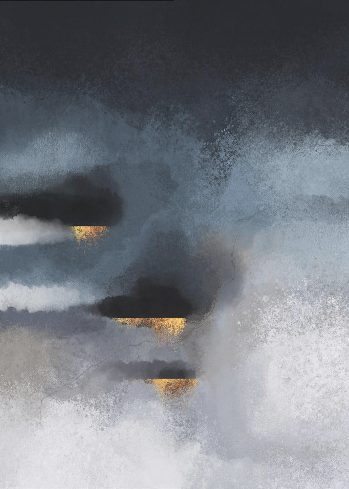 Cloudburst Wall Art by Elisabeth Fredriksson-canvas-DECOROLALA