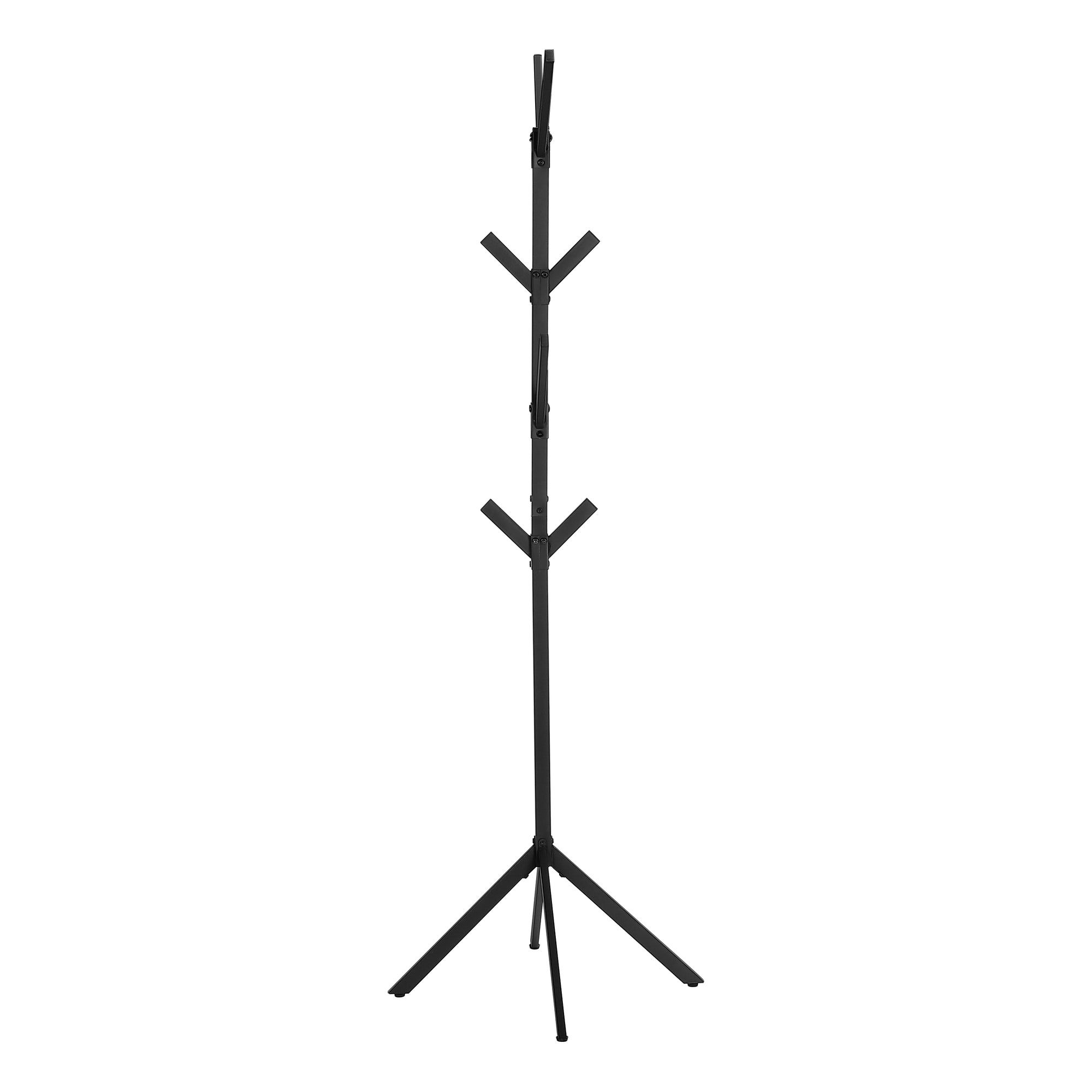 Coat Rack - 70"H / Black Metal-Coat Rack-DECOROLALA