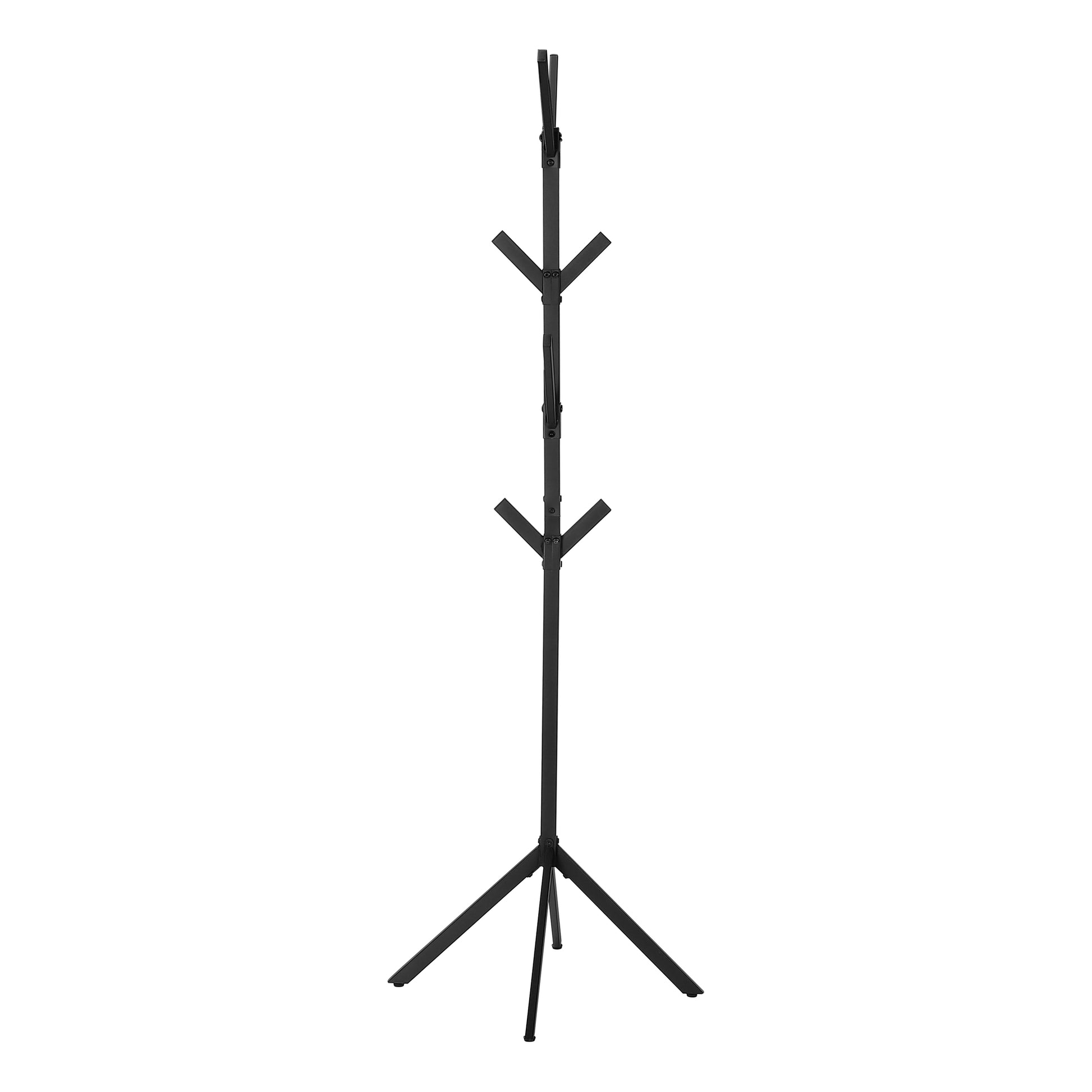 Coat Rack - 70"H / Black Metal-Coat Rack-DECOROLALA