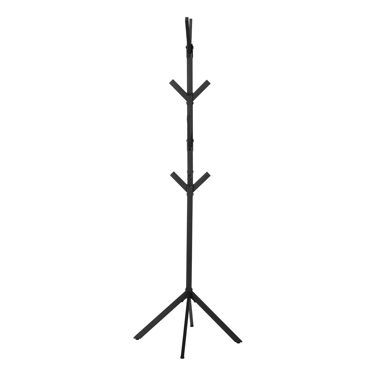 Coat Rack - 70"H / Black Metal-Coat Racks-DECOROLALA