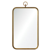 Coburg 39.5" Tall Rectangle Wall Mirror, Yellow-Mirrors-DECOROLALA