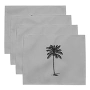 Coco Palm Placemat Set - Grey-Dining Room & Kitchen-DECOROLALA