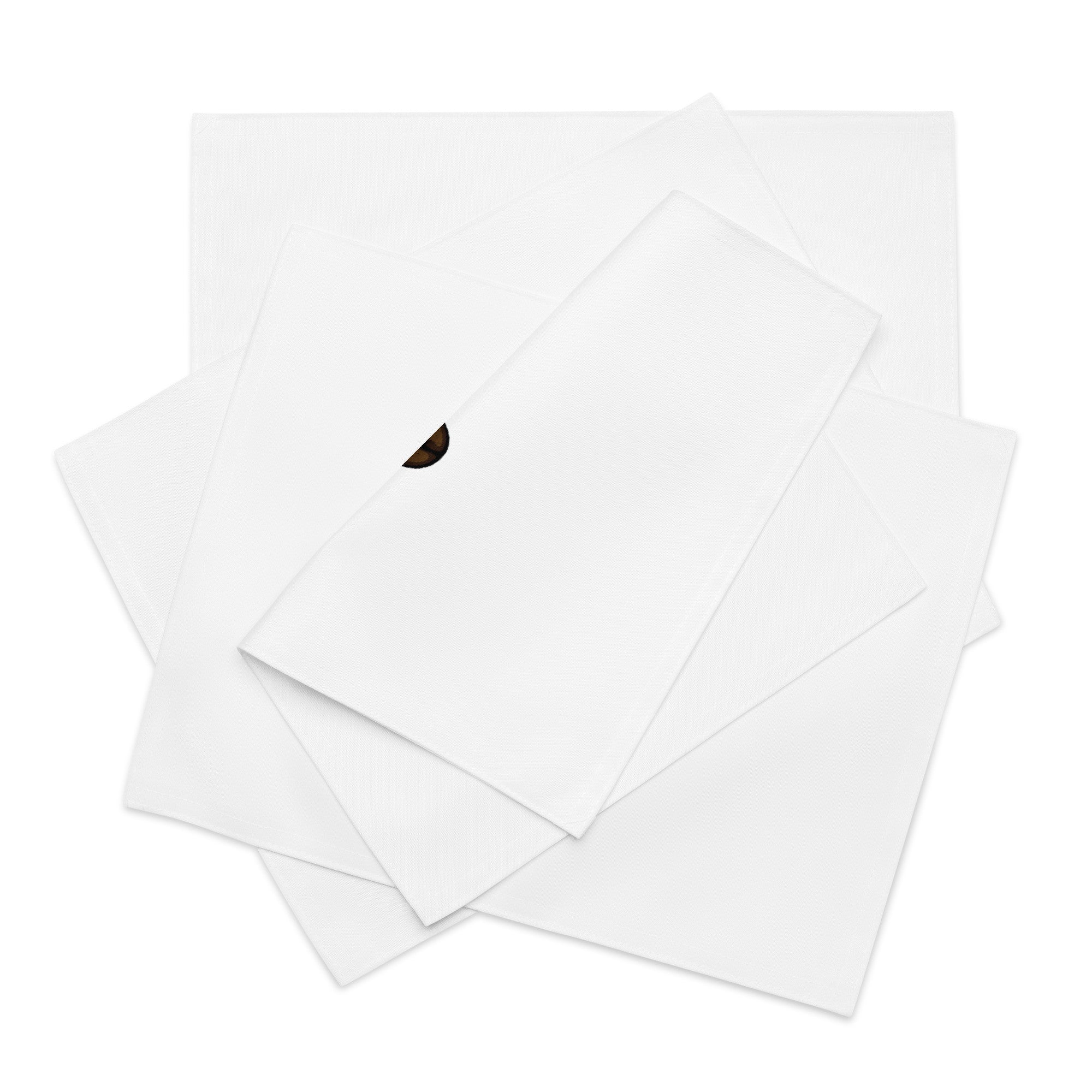 Coffee Clover Placemat Set - White-Dining Room & Kitchen-DECOROLALA