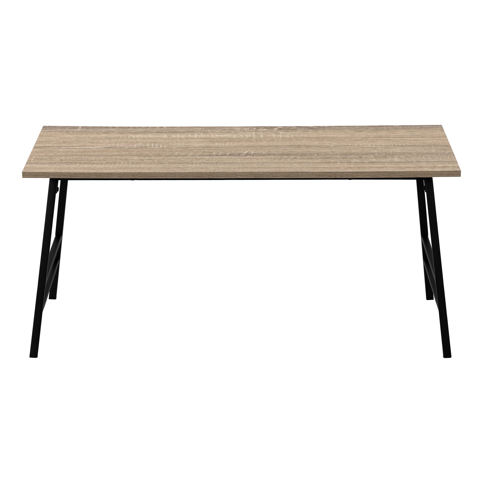 Coffee Table 40"L White Laminate Mid-Century Modern-Coffee Table-DECOROLALA