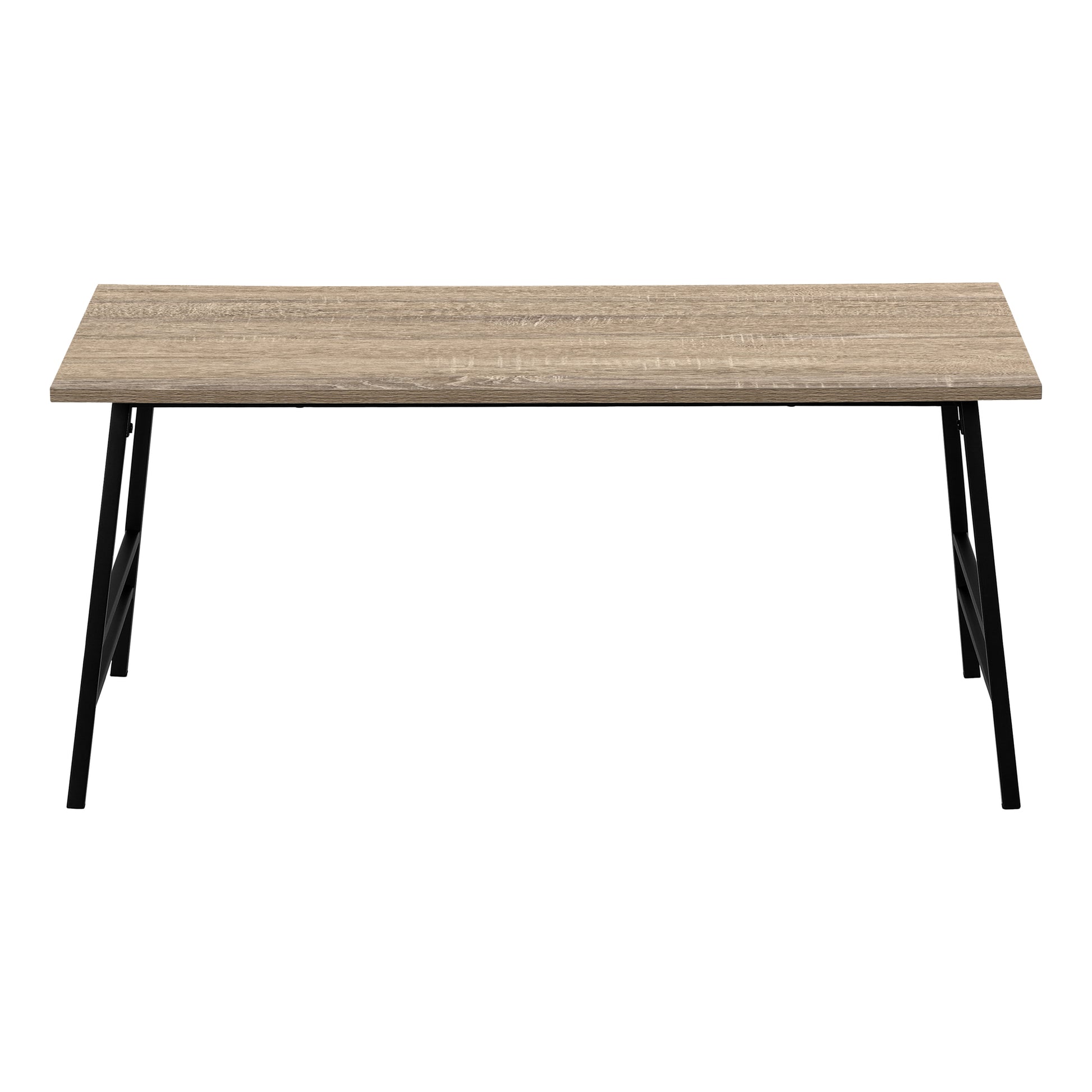 Coffee Table 40"L White Laminate Mid-Century Modern-Coffee Table-DECOROLALA