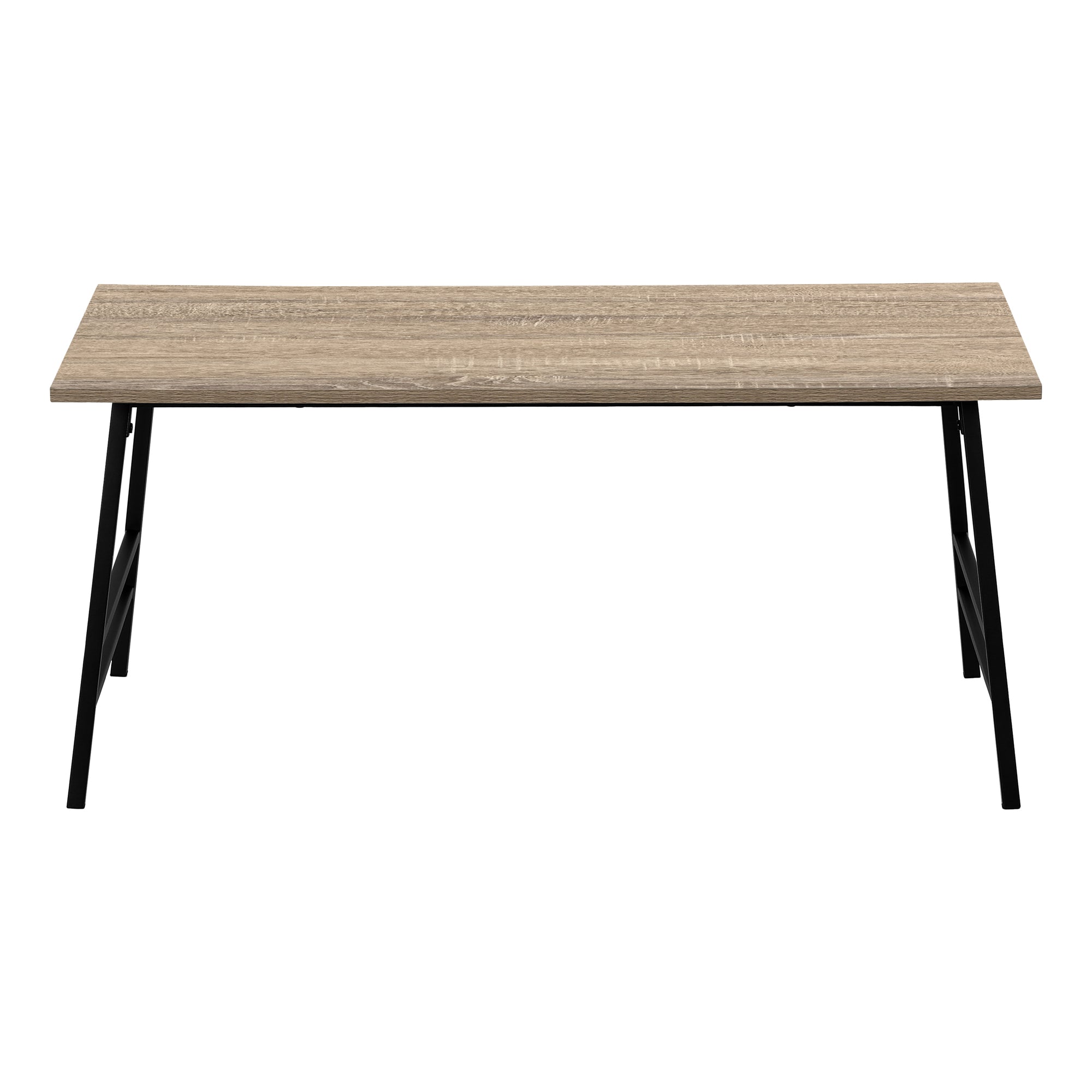Coffee Table 40"L White Laminate Mid-Century Modern-Coffee Table-DECOROLALA