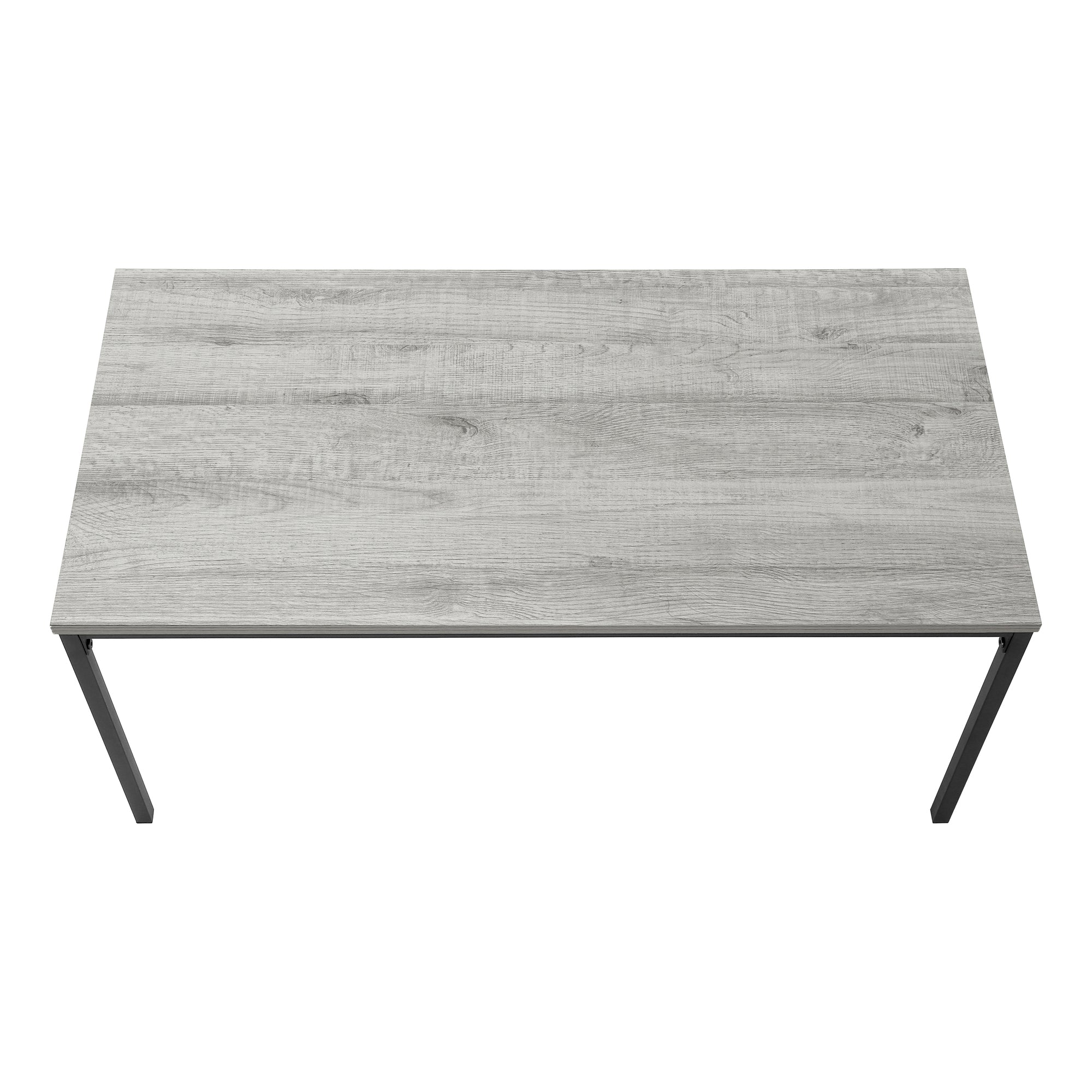 Coffee Table - 40"L / White / Silver Metal-Coffee Table-DECOROLALA