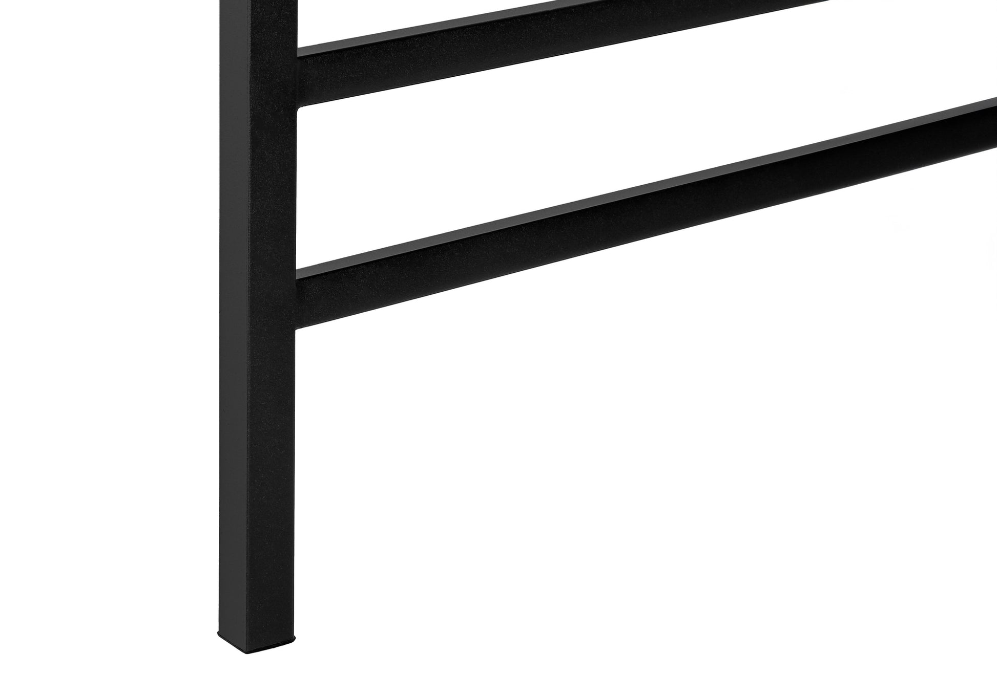 Coffee Table - 40"L / White / Silver Metal-Coffee Table-DECOROLALA