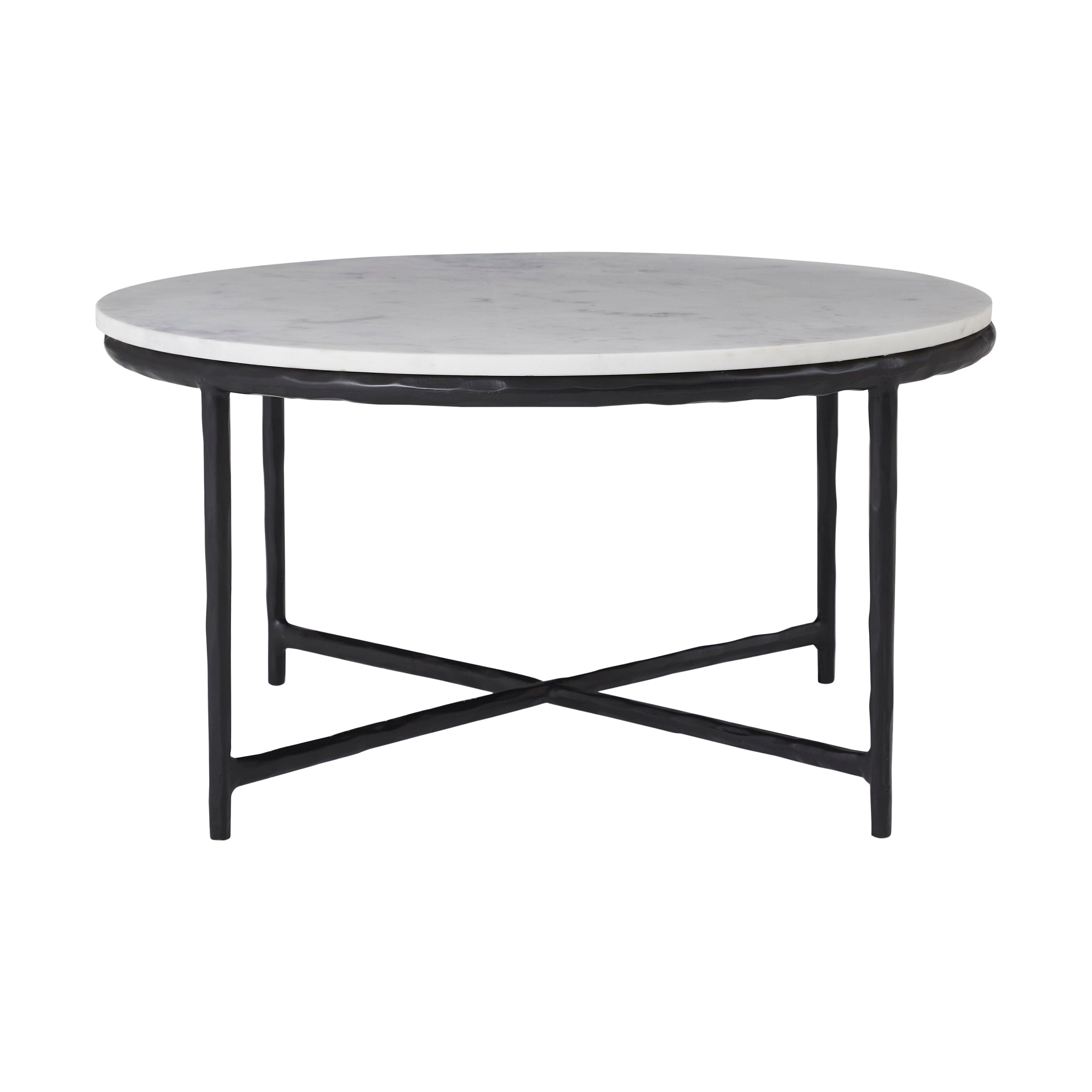 Coffee Table Rowena Marble Black-Rowena-DECOROLALA