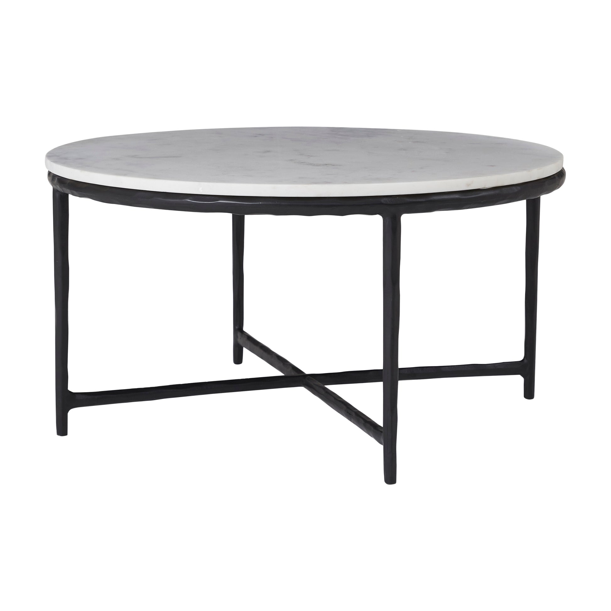 Coffee Table Rowena Marble Black-Rowena-DECOROLALA
