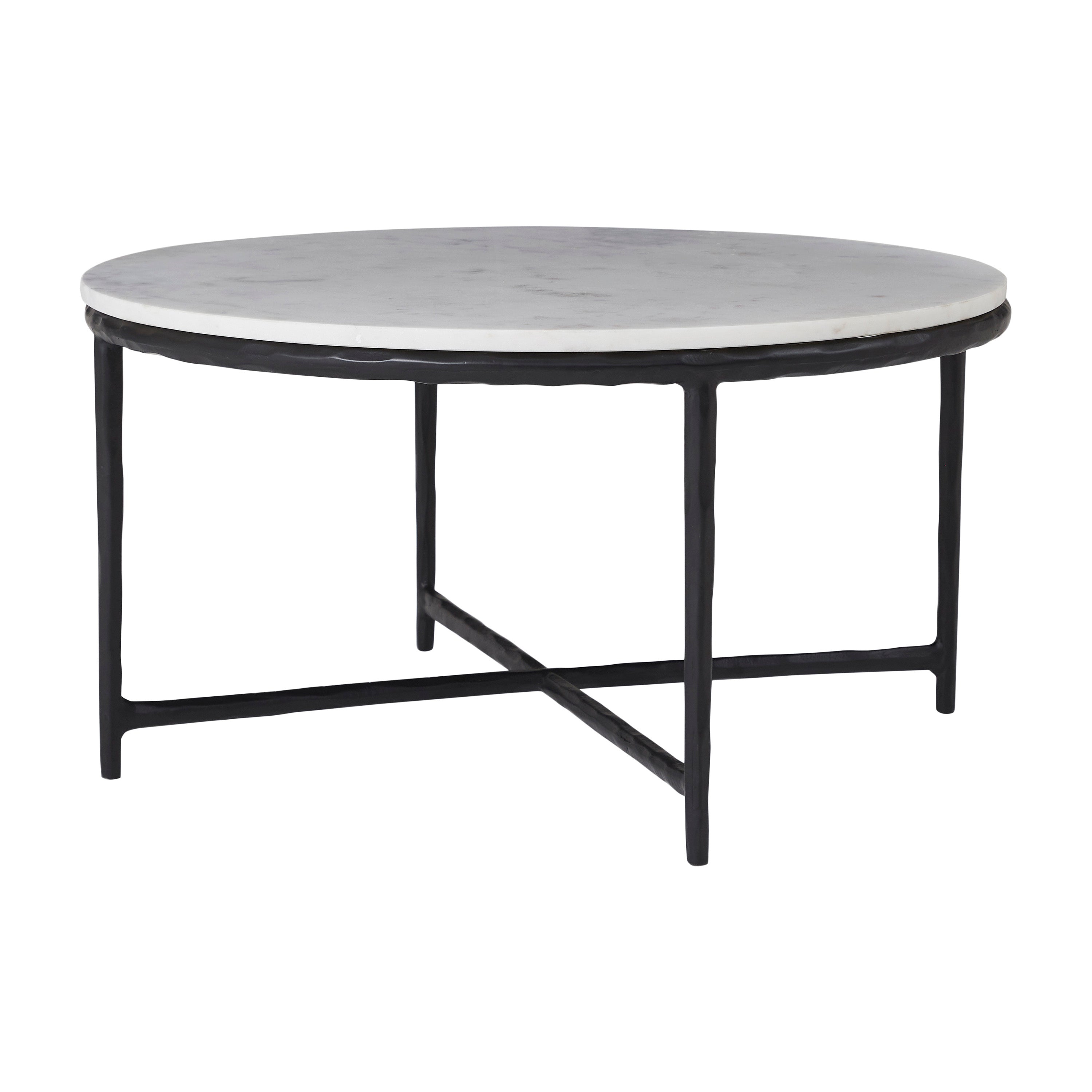 Coffee Table Rowena Marble Black-Rowena-DECOROLALA