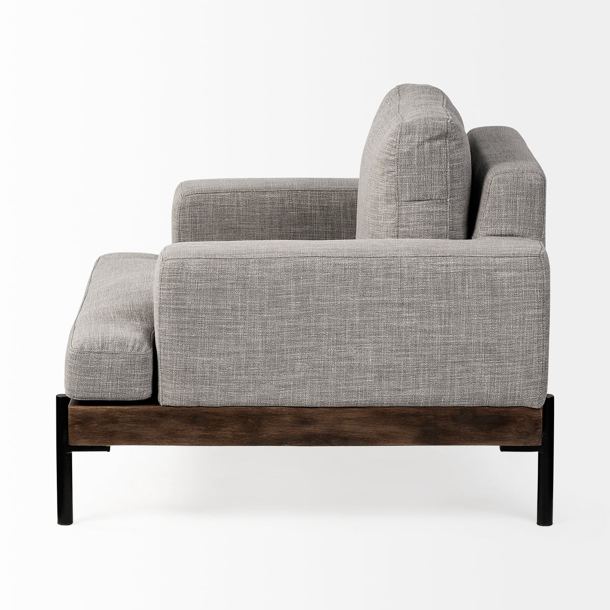 Colburne I Fabric W/ Wood and Iron Frame Accent Chair-Chairs-DECOROLALA