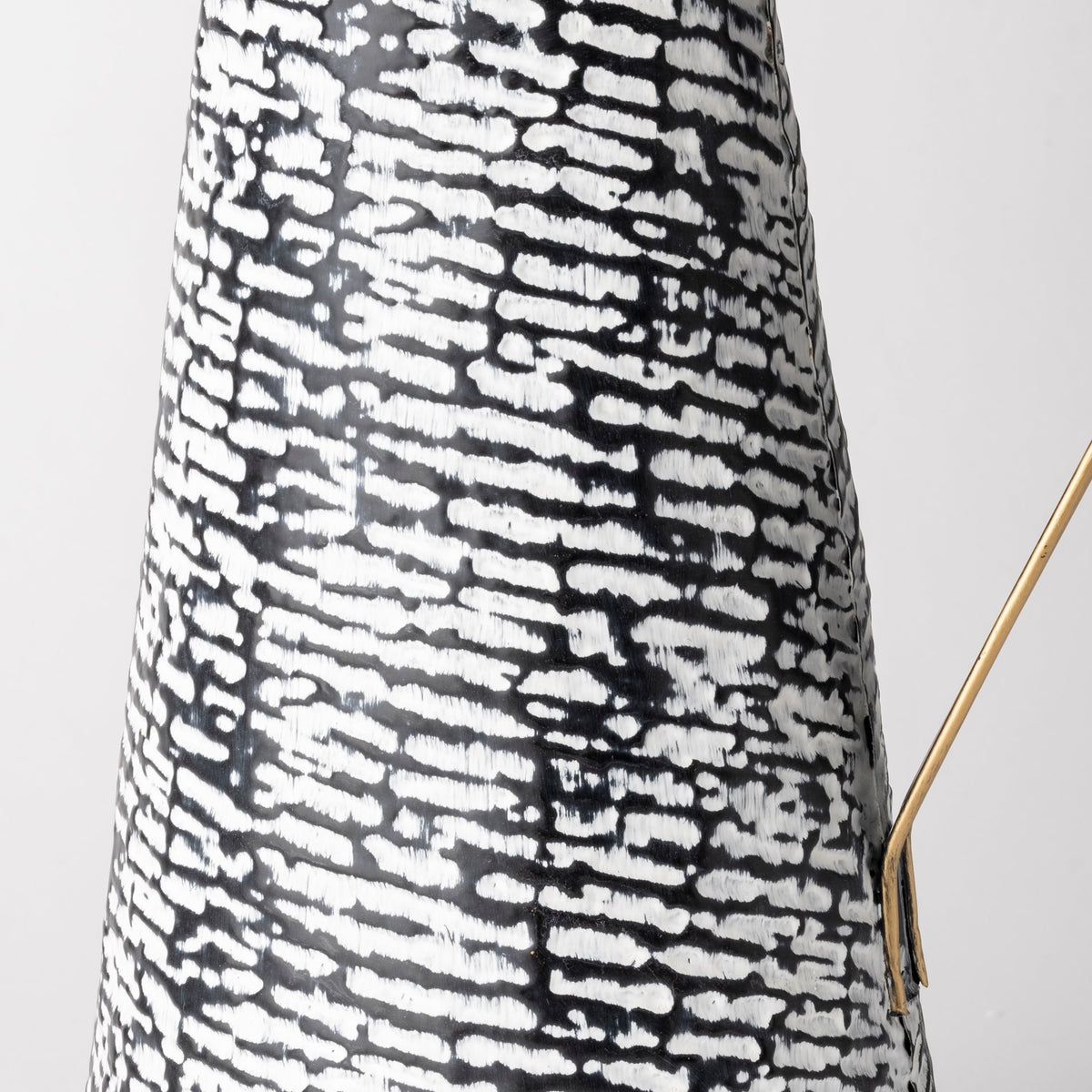 Colette Small Black/White Patterned Vase-Jars Jugs Urns-DECOROLALA