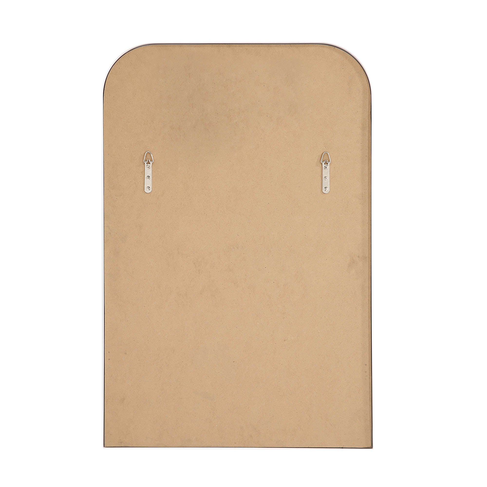 Colima 36" Tall Arch Wall Mirror, White-Mirror-DECOROLALA