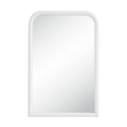Colima 36" Tall Arch Wall Mirror, White-Mirror-DECOROLALA