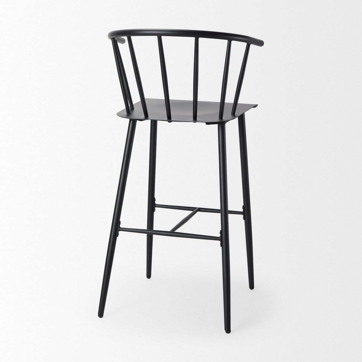 Colin Black Metal Bar Stool-Bar Stools-DECOROLALA