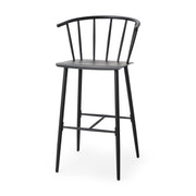 Colin Black Metal Bar Stool-Bar Stools-DECOROLALA