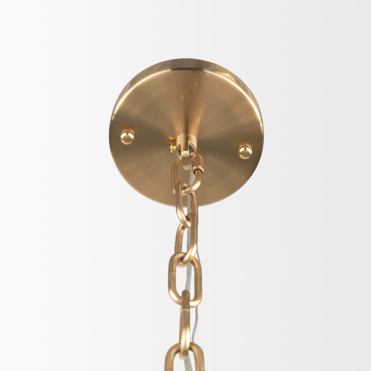 Colleen Antiqued Gold Metal 4-Light Chandelier-Chandeliers-DECOROLALA