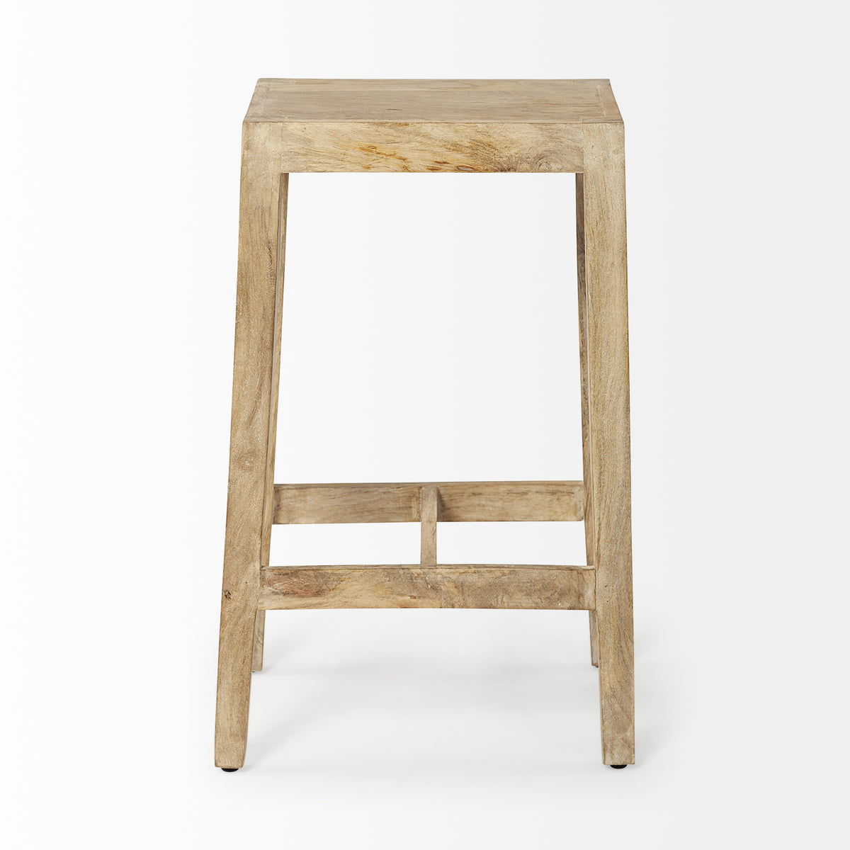 Colony 25" Seat Height Wood Seat & Frame Stool-Bar Stools-DECOROLALA