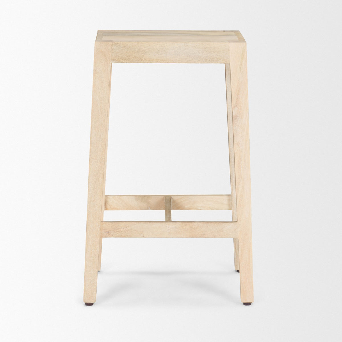 Colony 25" Seat Height Wood Seat & Frame Stool-Bar Stools-DECOROLALA