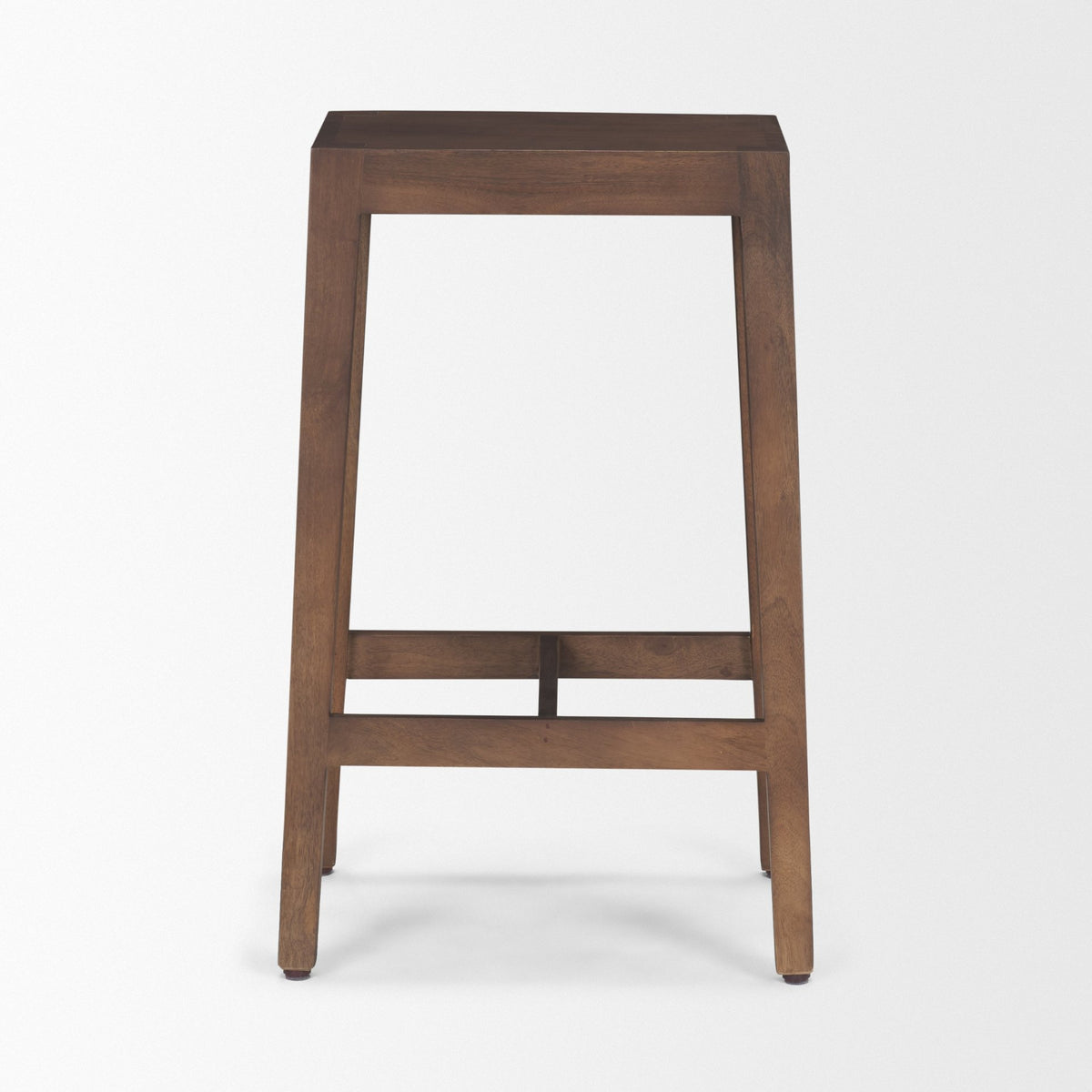 Colony 25" Seat Height Wood Seat & Frame Stool-Bar Stools-DECOROLALA