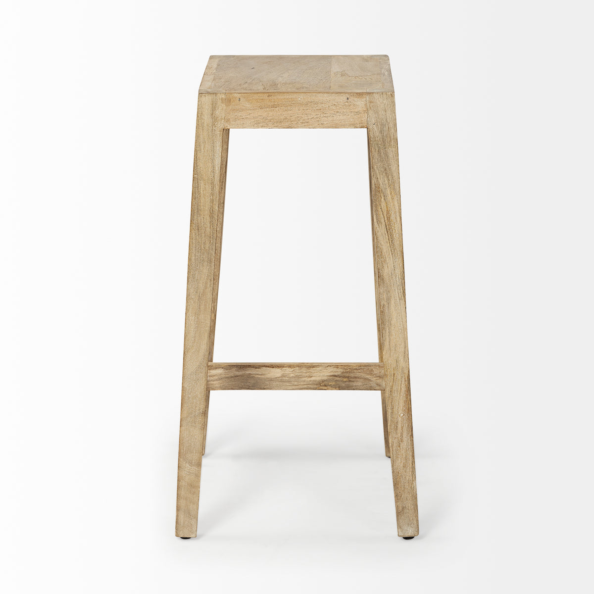 Colony 25" Seat Height Wood Seat & Frame Stool-Bar Stools-DECOROLALA