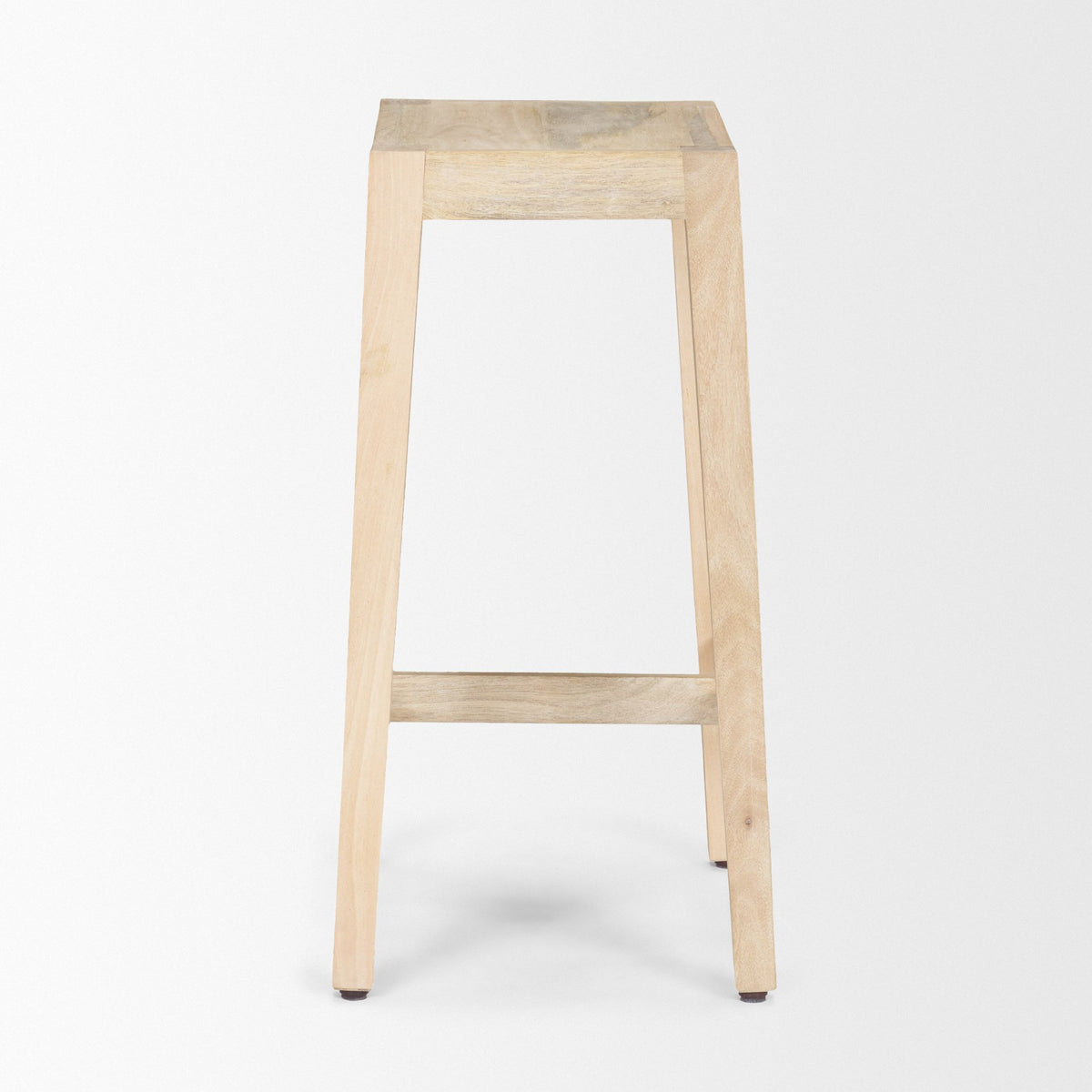 Colony 25" Seat Height Wood Seat & Frame Stool-Bar Stools-DECOROLALA