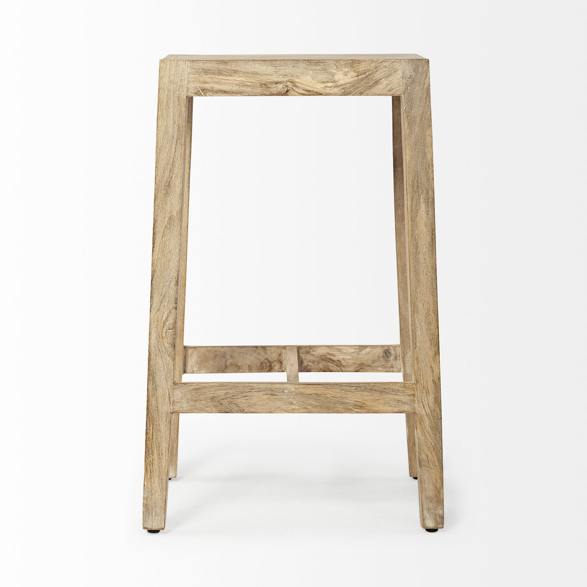 Colony 25" Seat Height Wood Seat & Frame Stool-Bar Stools-DECOROLALA