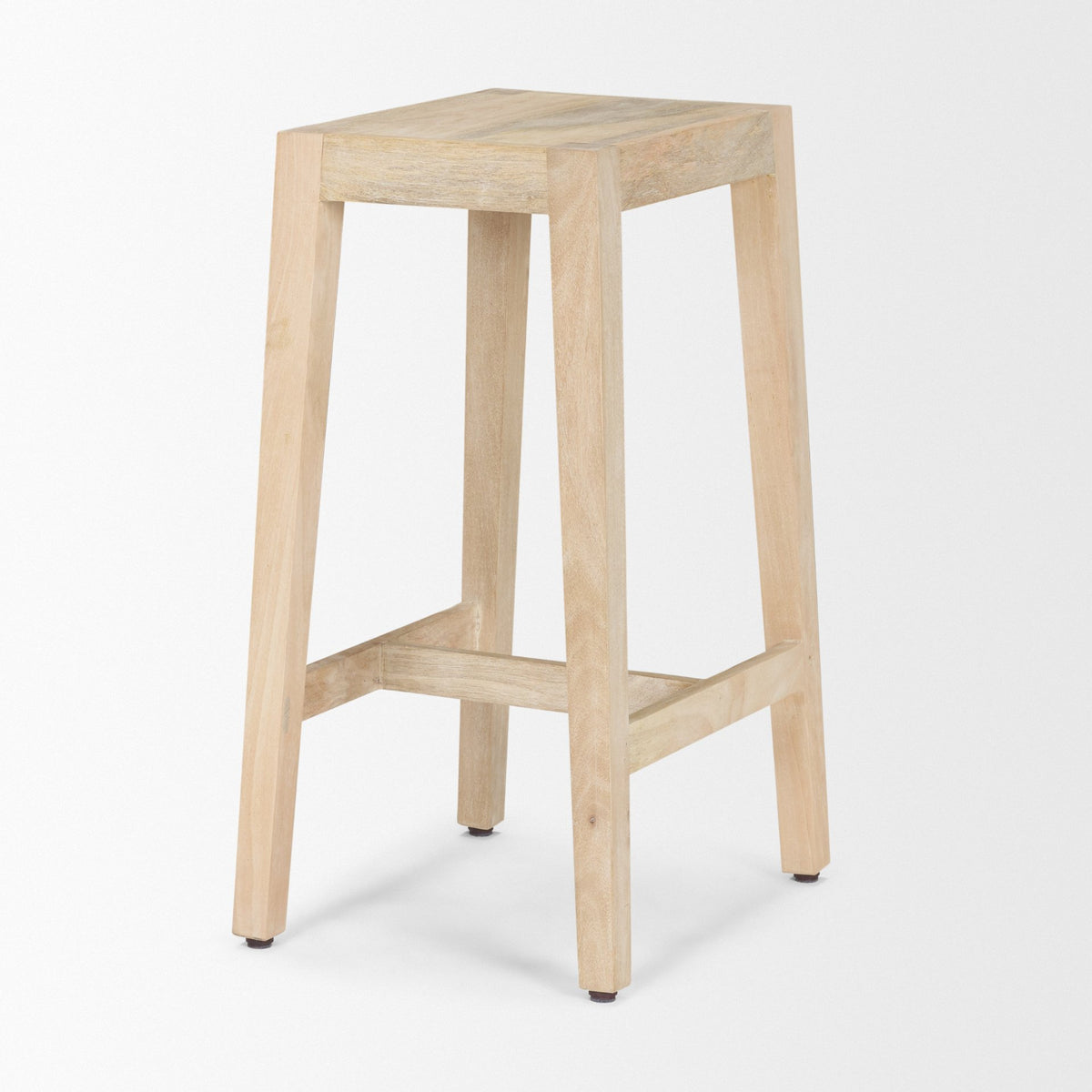 Colony 25" Seat Height Wood Seat & Frame Stool-Bar Stools-DECOROLALA