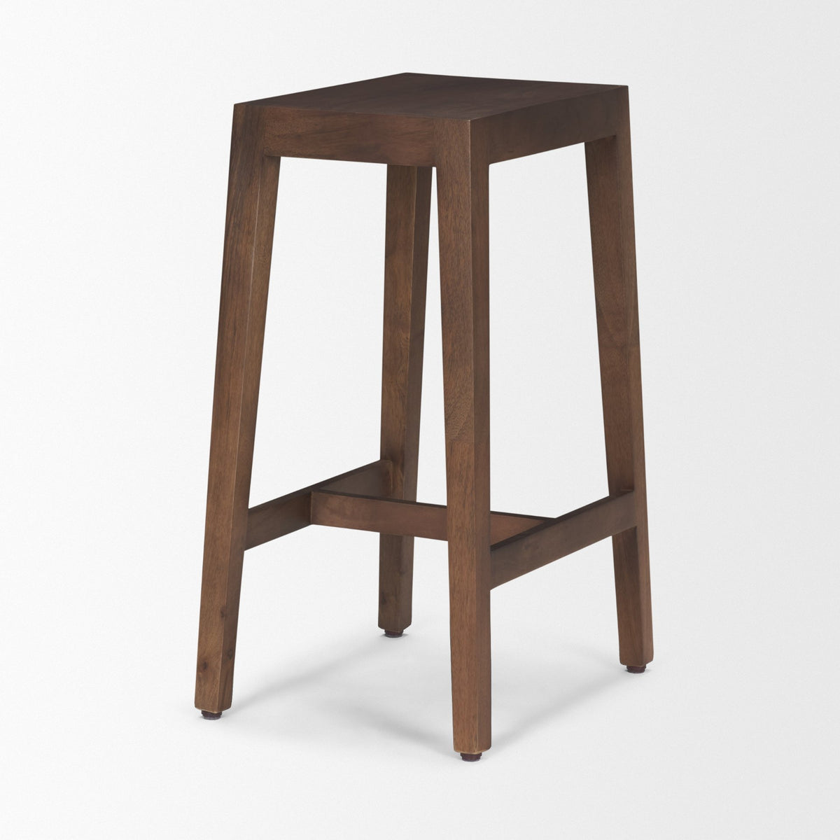 Colony 25" Seat Height Wood Seat & Frame Stool-Bar Stools-DECOROLALA