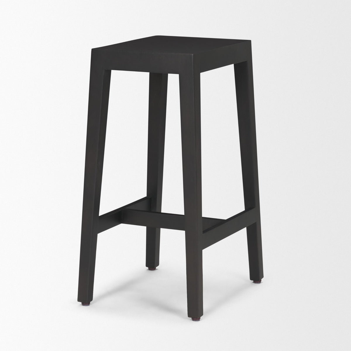 Colony 25" Seat Height Wood Seat & Frame Stool-Bar Stools-DECOROLALA