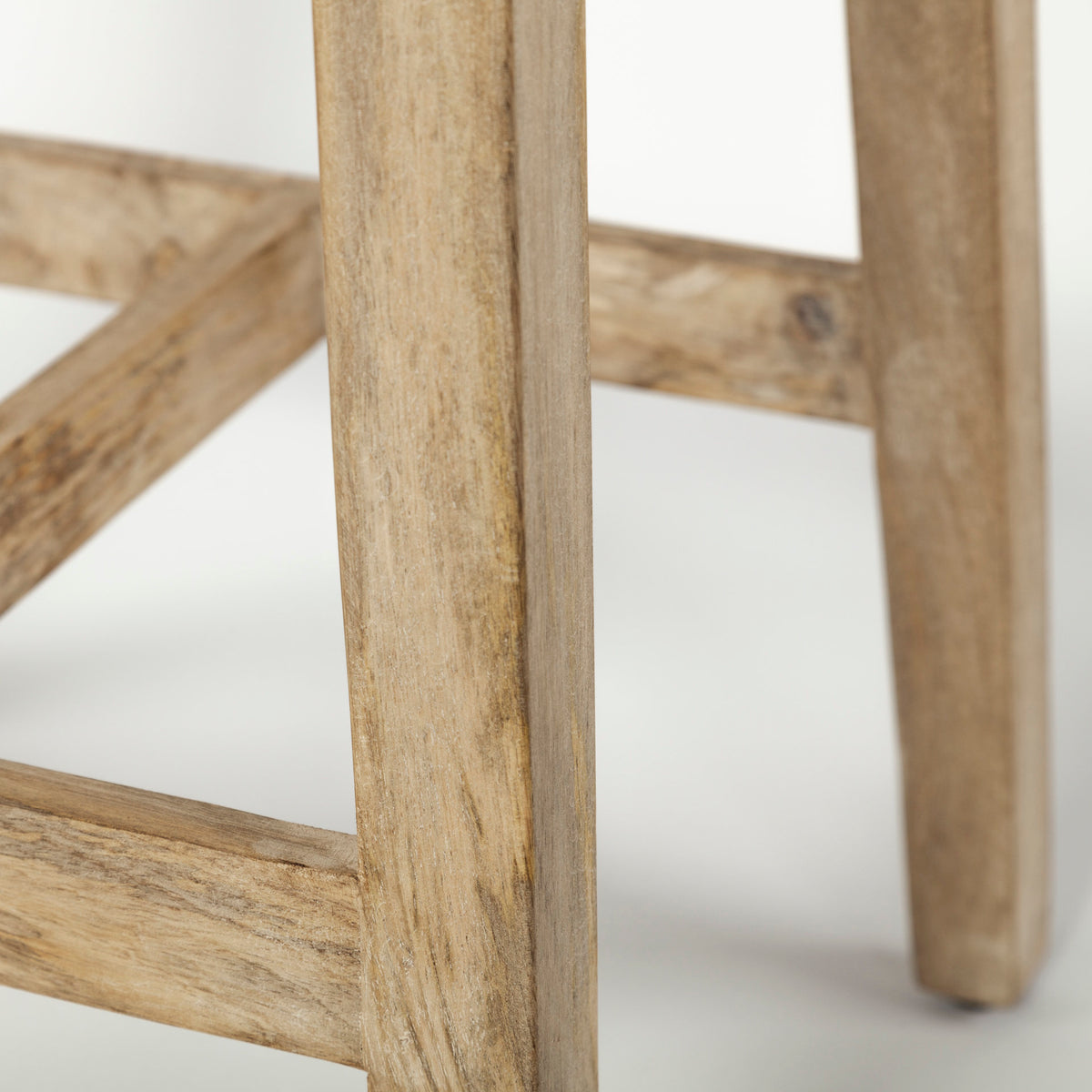 Colony 25" Seat Height Wood Seat & Frame Stool-Bar Stools-DECOROLALA